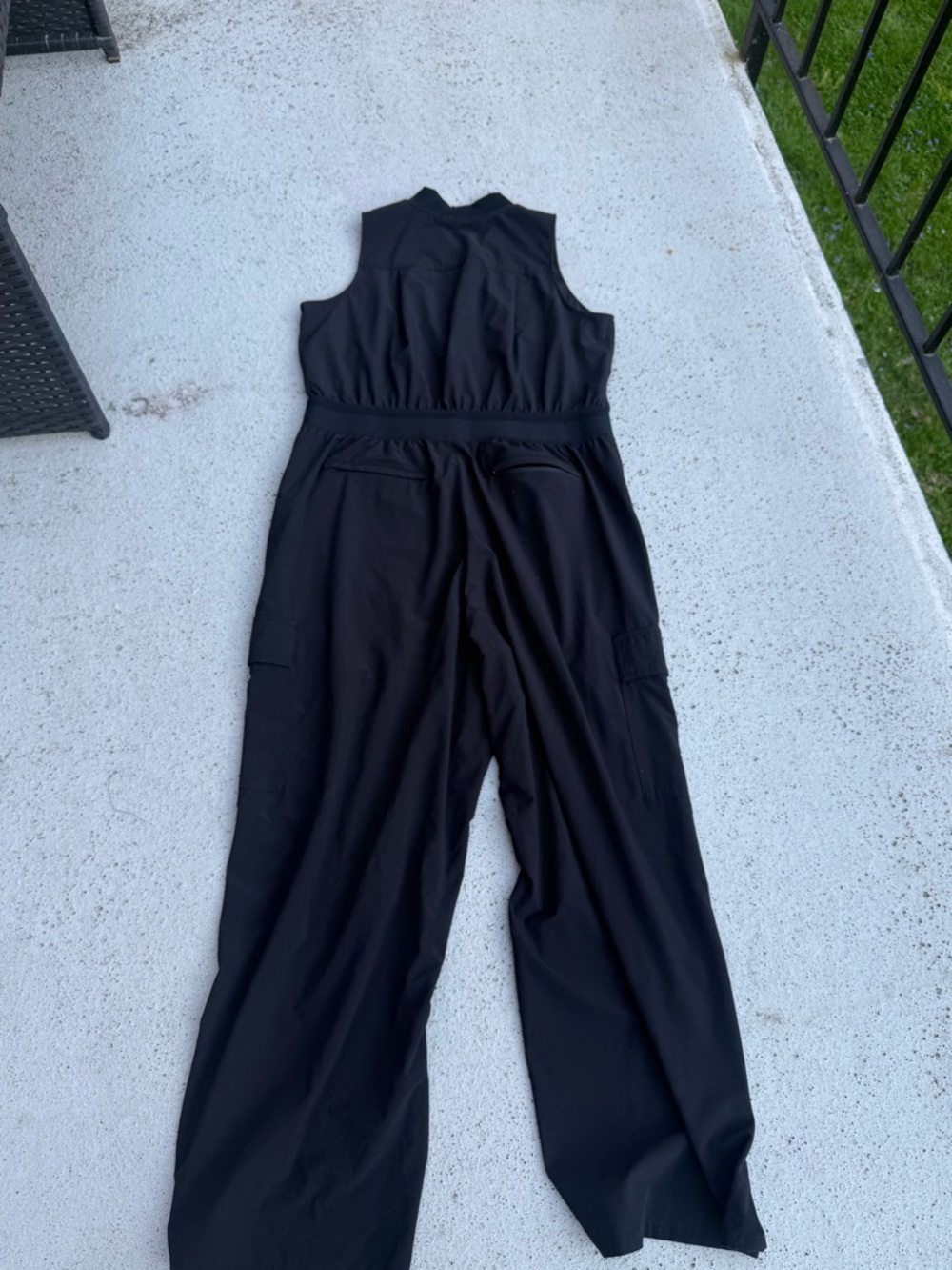 Athleta Women's Black Jumpsuit Size 16 - Picture 7 of 8